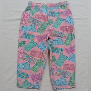 Lilly Pulitzer Pink Pants with Print of Lilly Pulitzer Dresses
